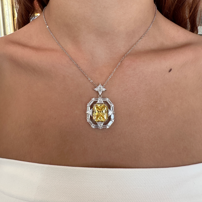 Collana ciondolo lemon in argento 925