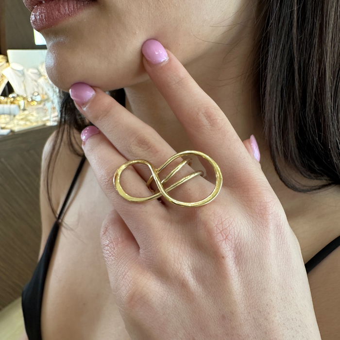 Anello infinito argento 925