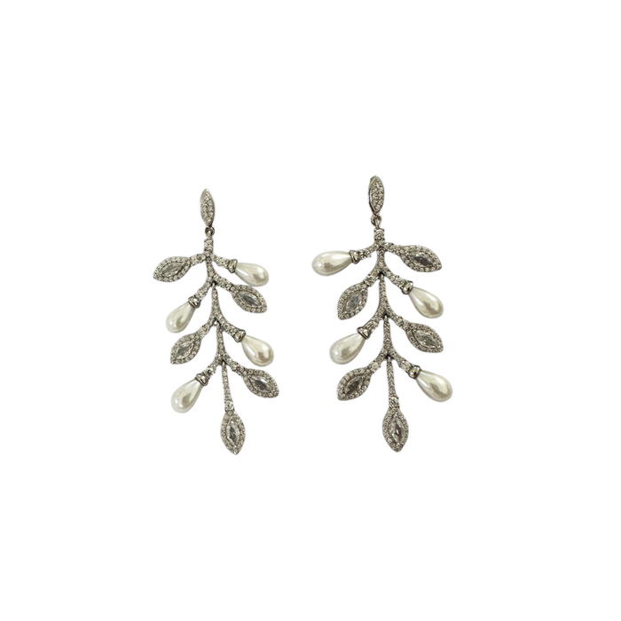 Orecchini in argento 925 forma ramo