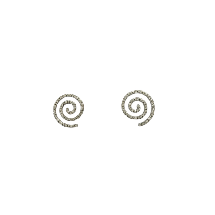 Orecchini in argento 925 spirale
