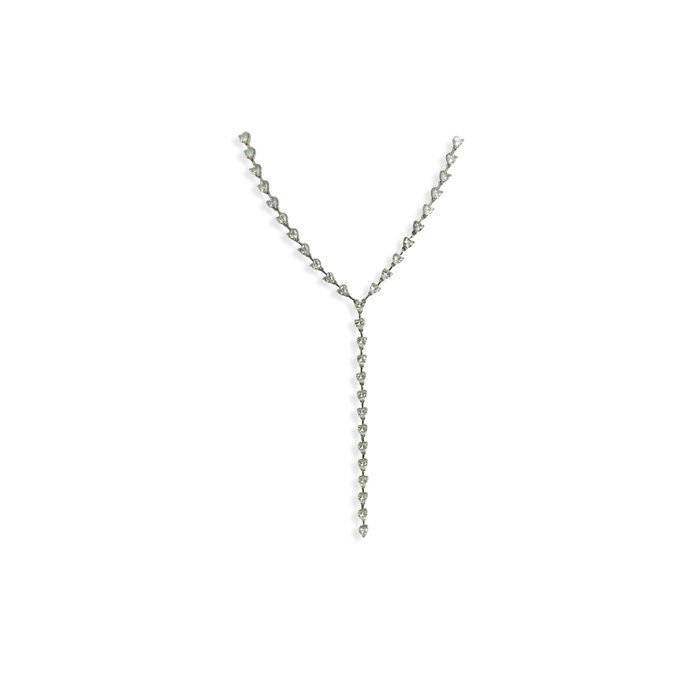 Collana tennis cuoricini in argento 925