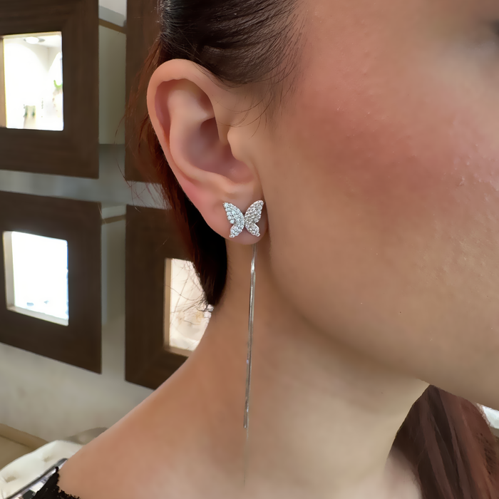 Orecchini in argento 925 farfalle