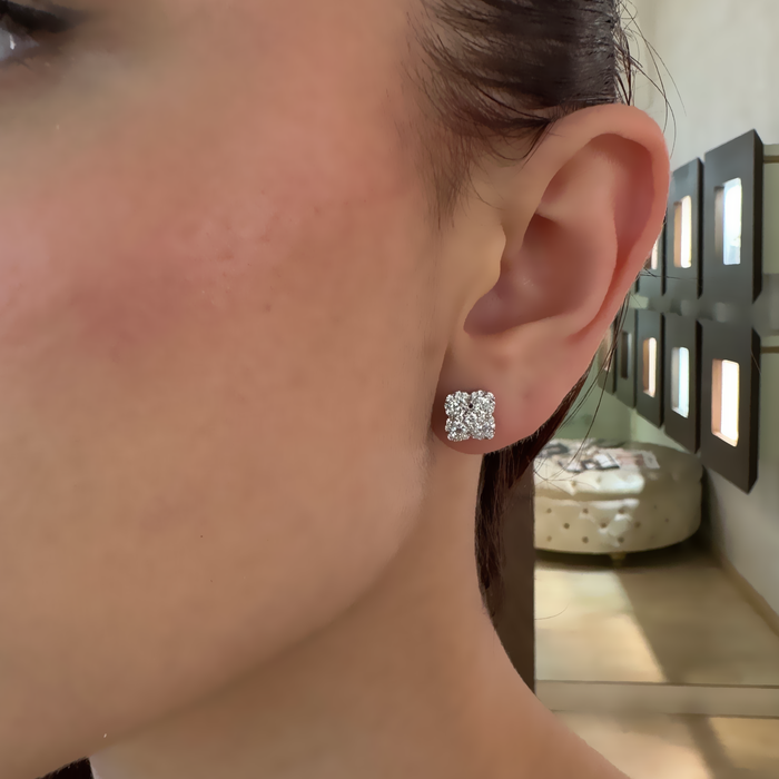 Orecchini in argento 925 fior di loto