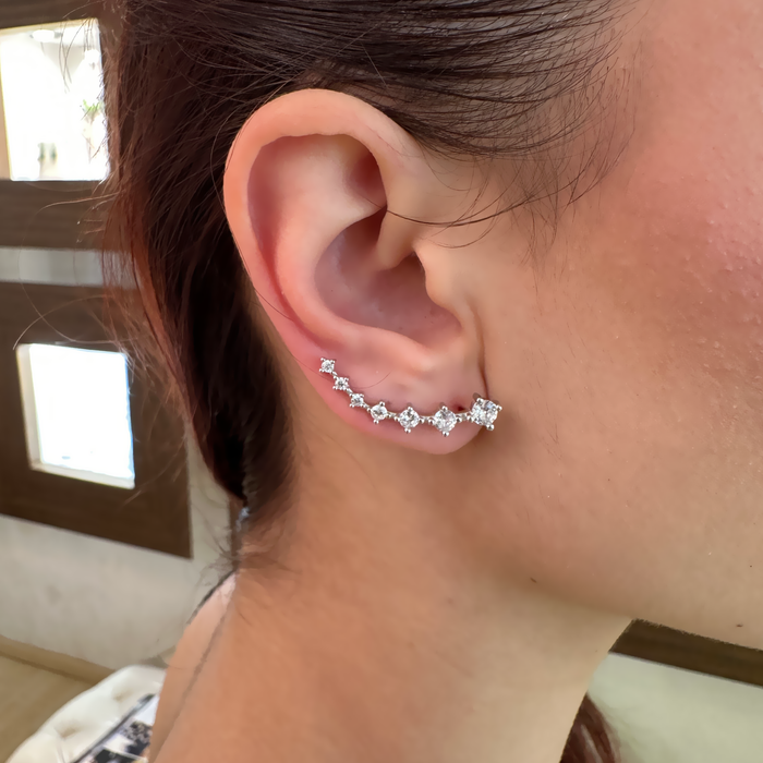 Orecchini in argento 925 hear cuff